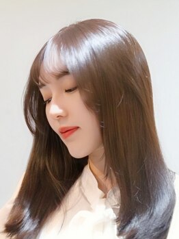 フローター 駒込六義園店(FLOWATER)の写真/乾かすだけで艶髪が叶う《エクラスタTr》髪の状態に合った髪質改善メニューをご提案♪[駒込・池袋・上野］
