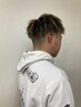 カット＋ツイストパーマ＋ダブルカラー