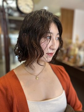 アイズウェスト(I's WEST) Bobパーマ　カット/ショート/似合わせカット/インナーカラー