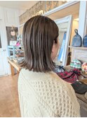 アッシュベージュハイライト