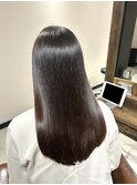 チョコレートブラウン×髪質改善トリートメント