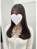 ナチュラルレイヤー×チョコレートブラウン