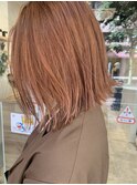 大串弥生◎切りっぱなし×オレンジベージュ