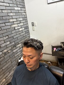 トリムクラブ(TRIM CLUB) 極道パーマ白メッシュ