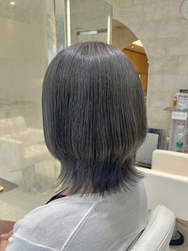 ザザ 高田馬場(ZA/ZA) グレイカラー　白髪ぼかしカラー