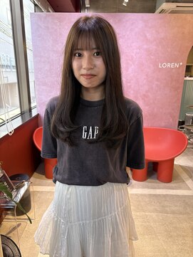 ローレンジウ(LOREN JU) くびれヘア/学割U24/レイヤーカット/オージュア/ダブルカラー