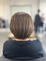 エフフォーユアヘアー 北方店(F for your hair)&nbsp;アッシュベージュ ショートボブ