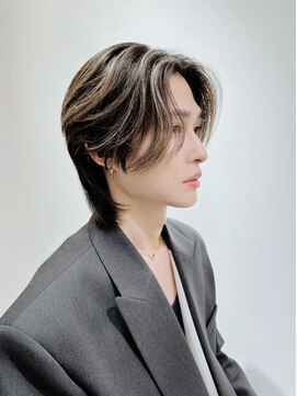 カラコレ(Cara Core) メンズ/ハイライト/韓国風/センター分け