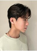 フェザーパーマメンズヘアメンズパーマ毛流れパーマダウンパーマ