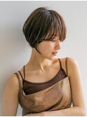 首が綺麗に見えるオトナショート　2