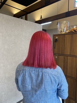 ブランカヘアー 西尾(BLANCA HAIR) ピンクヘアー