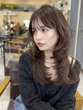 コート 表参道(Cote) 美髪レイヤーカット/顔まわりレイヤー/ロングレイヤ 一/前髪