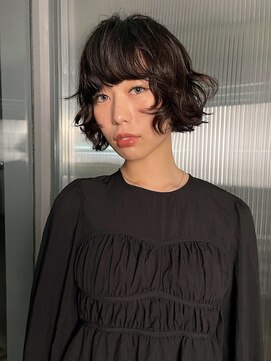 自然で決まるボブパーマ　