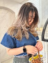 ハーパーズ 渋谷(harpers)&nbsp;バタフライレイヤーカットグラデーションカラー