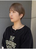 ブリーチ/似合わせカット/ベージュ/寒色ベージュ