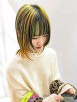 ユイマァル 倉敷(YUIMARL) 倉敷デザインカラー20代30代40代ハイライトイエロー×ミント