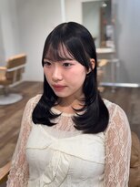 シュシュバイジャガラ 千葉駅北口店(chou chou byJAGARA)&nbsp;お顔周りレイヤー×ダークブラウン
