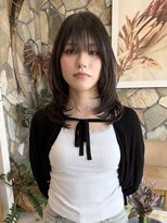 ウシワカマルエムティードット 富士宮店(USHIWAKAMARU MT.) ヘーゼルベージュ×ハッシュカット
