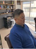 アップバングベリーショート