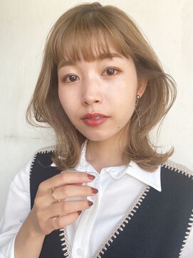 ラボヌールヘアーノーブル 新越谷店(La Bonheur hair noble) Aラインボブ×マロンベージュ☆新越谷美容室