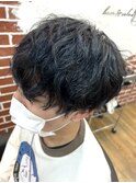 メンズ ブルーブラックカラー