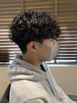 森岡美容室 カット+メンズパーマ