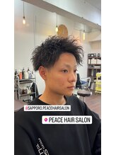 ピースヘアサロン(PEACE hair salon) PEACE hair salonメンズスタイル  ツイストスパイラルパーマ