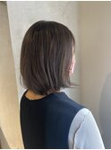 【eddie】内巻きボブ+オリーブベージュ