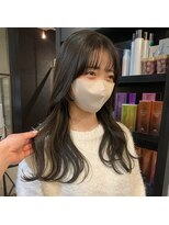 ヘアーアンドファッションシオミエイチ (hair＆fashion shiomi H) 韓国風カット