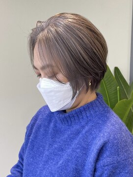 GBG 自由が丘 *After→Before*右スワイプ【白髪ぼかし脱白髪染めハイライト】