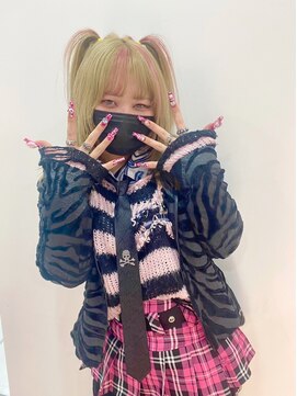 ギグスダブル 栄店(gigs double) ハイトーンカラー/グリーン/ピンク