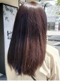 大人可愛いアディクシーカラーでツヤツヤブラウン/30代40代50代