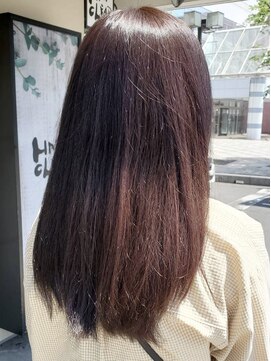 ヘアークリアー 春日部 大人可愛いアディクシーカラーでツヤツヤブラウン/30代40代50代