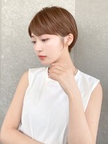 ロンド レグリーズ 立川(Lond leglise)&nbsp;ショート×顔周り×前髪×シルキーベージュ×グレージュカラー