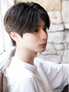 カライング(ing) マッシュ短髪ツーブロックモテる束感モテ髪イケメン黒髪ビジネス