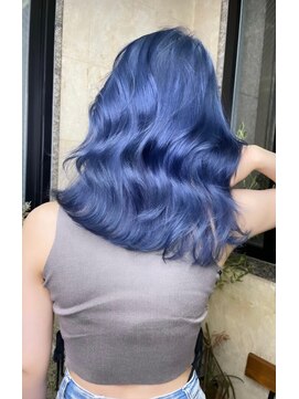 ロジッタ(ROJITHA) 【ROJITHA原宿表参道】ハイトーンブルー×韓国風巻き