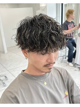 エース 岡崎店(Ace) 波巻きスパイラルパーマメンズマッシュツイストスパイラルパーマ