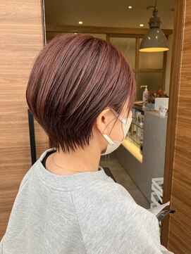 グッディ 倉敷中島店(GOOD-DAY) 大人ショート×ラベンダーピンク