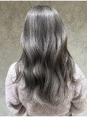 ロング×シルバーアッシュ