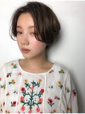 モテ髪カタログ/クールショート/イルミナ【髪質改善オージュア
