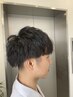 【メンズ】カット＋縮毛矯正  ￥12000