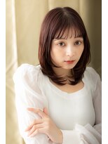 カバーヘア イヴ 戸頭店(COVER HAIR EVE) デザインカラー姫カット前下がりレイヤーロングY戸頭30代40代