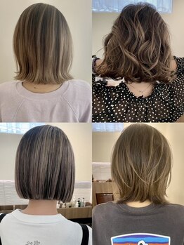 アイ(aii)の写真/おしゃれ染め感覚で染められる♪明るく透明感のあるカラーで、大人女性の魅力を引き出す理想の髪色へ！