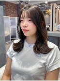 【韓国レイヤー×オリーブカラー】