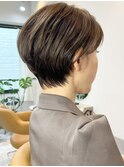 大人可愛い美ショートボブウルフ愛されカット☆40代50代60代