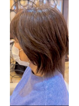 エムスリーヘアー 西千葉店(Mlll HAIR) 30代・40代にオススメ　大人レイヤーボブ