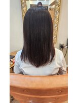 縮毛矯正と髪質改善トリートメント☆