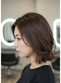 ラフウェーブショートボブ