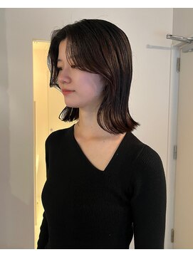 トッド(tod) オリーブベージュ ブラウン 髪質改善 ロングレイヤー 丸の内