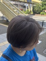 ネアー 新潟(NEER)&nbsp;アプリコットオレンジ/くびれヘア/ウェーブショート［新潟］